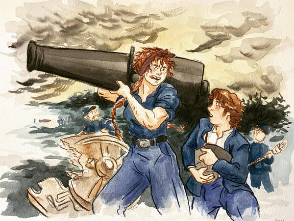 Watercolor & Color pencil, 2022