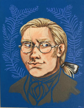 Acrylic on Canvas Board, 2025